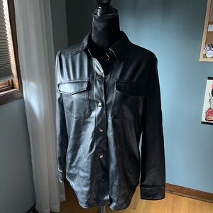 BB Dakota Black Button Down Shirt with Tailored Fit